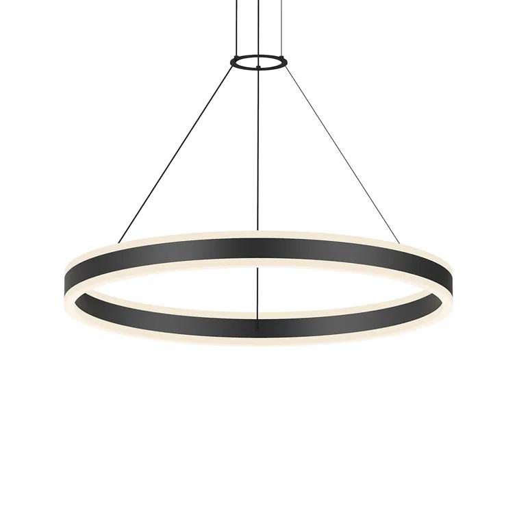 Double Corona 2 - Light Dimmable LED Wagon Wheel Chandelier