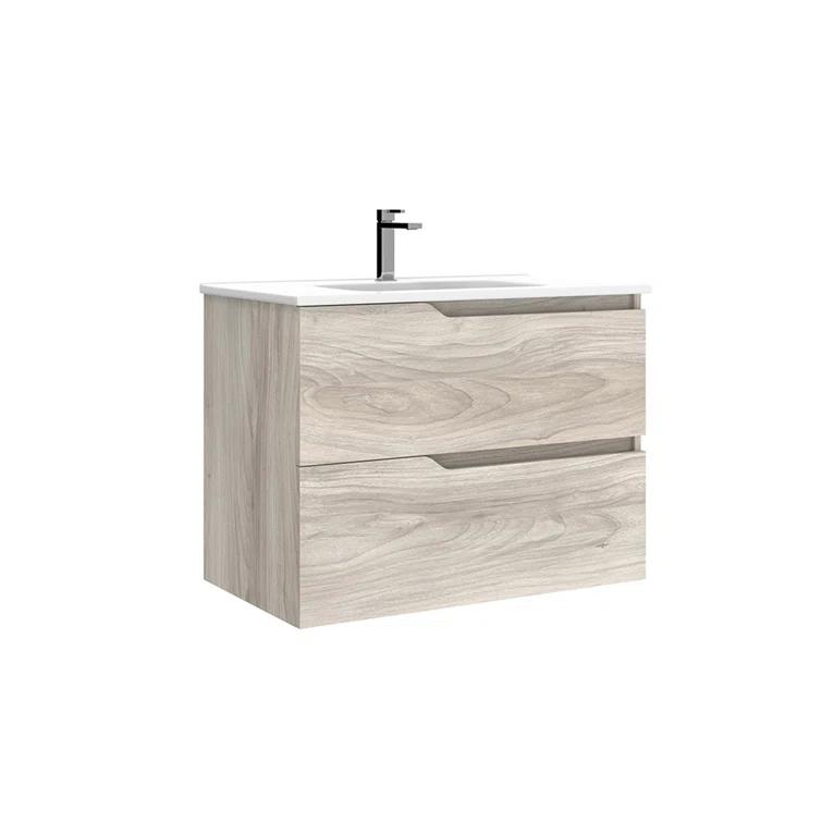 WS Bath Collections Menta 32.0'' Single Bathroom Vanity with Ceramic Top