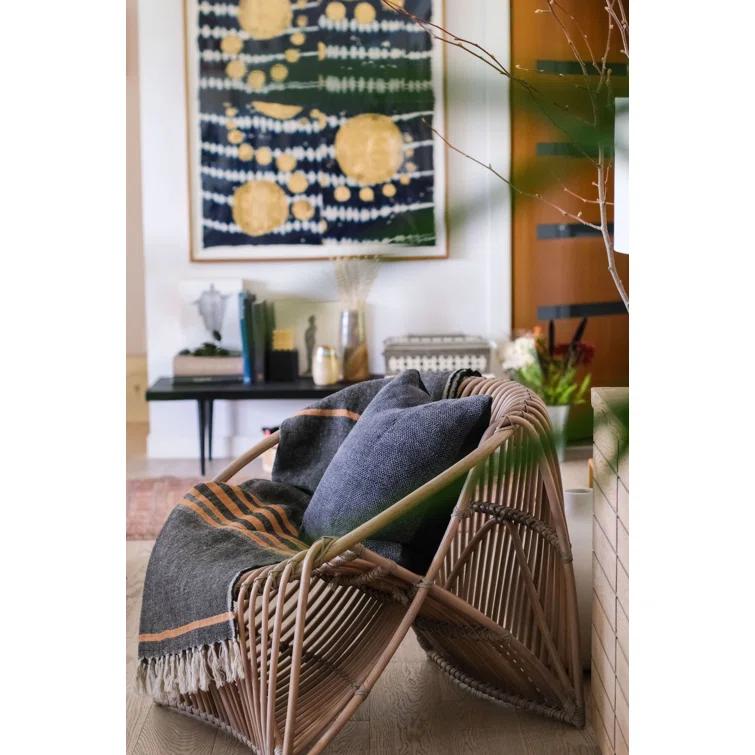 Hendrick Pillow by Pom Pom at Home - Amber / 20" x 20"