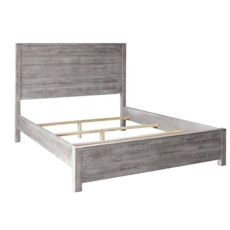 Montauk Solid Wood Panel Bed