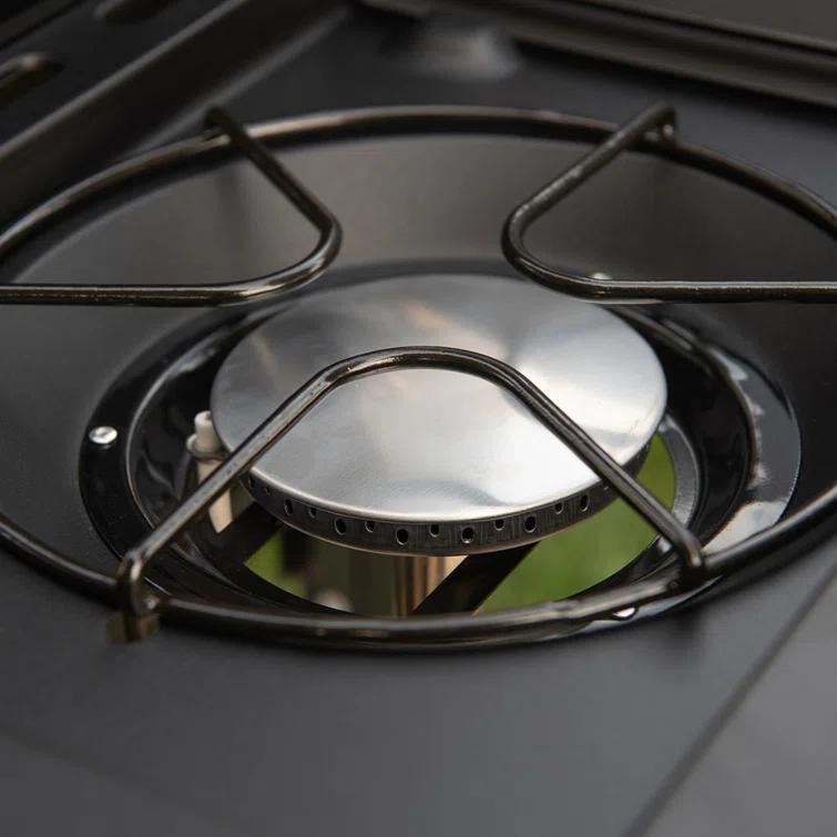 Nexgrill 4 - Burner Free Standing Propane 52000 BTU Grill with Side Burner