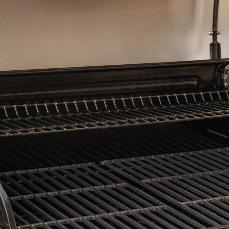 Nexgrill 4 - Burner Free Standing Propane 52000 BTU Grill with Side Burner