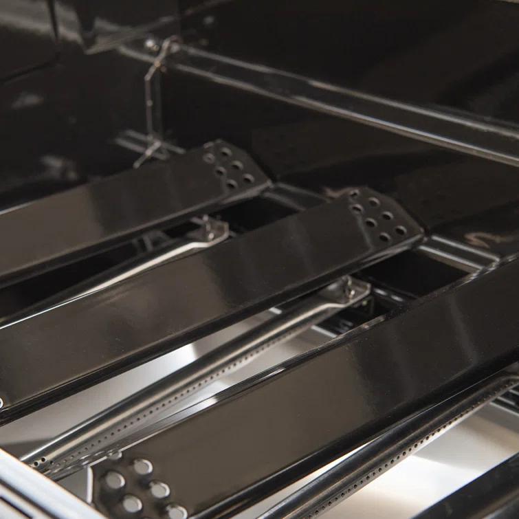 Nexgrill 4 - Burner Free Standing Propane 52000 BTU Grill with Side Burner