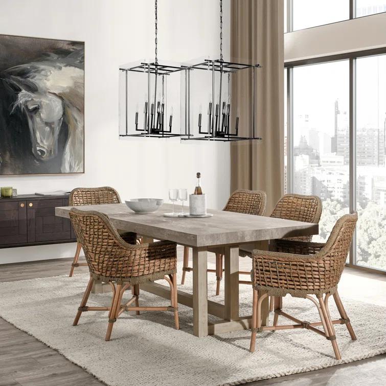 Garnet 94" Reclaimed Pine Wood Dining Table