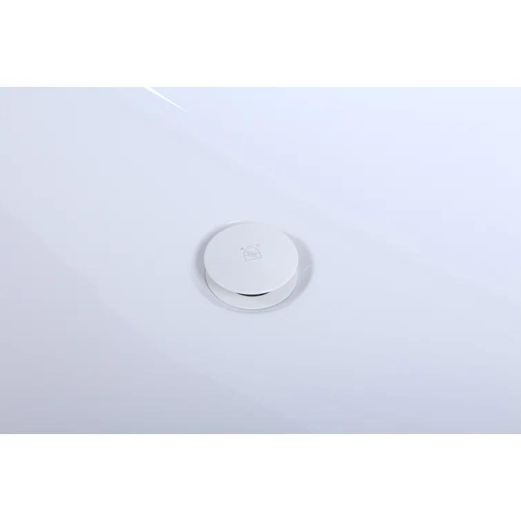 Turner 67'' x 31.5'' Freestanding Soaking Acrylic Bathtub