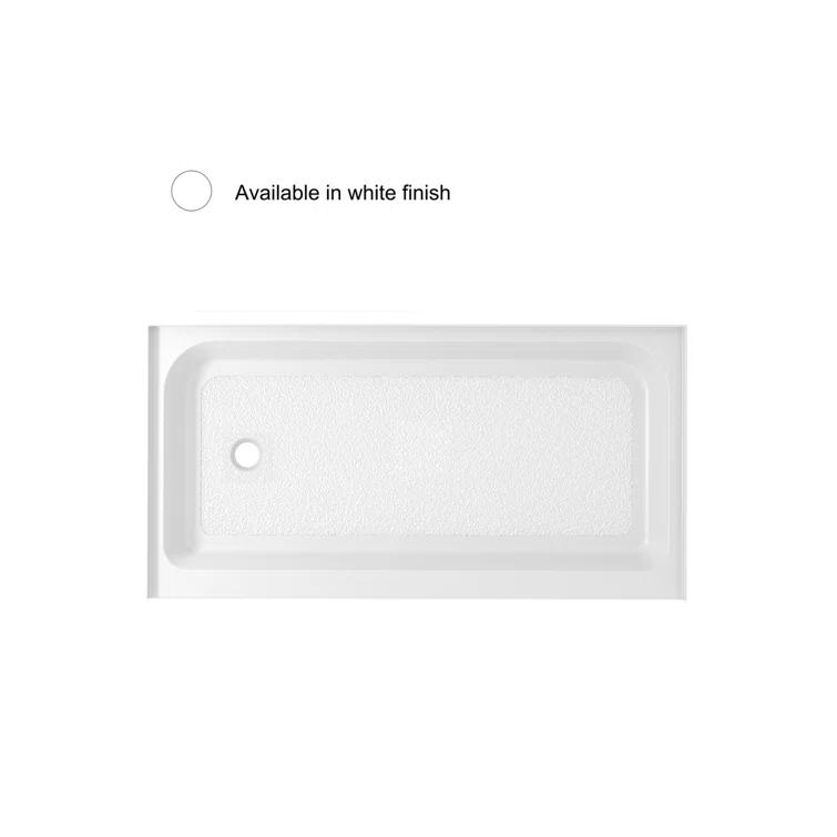 Laredo 60'' W 32'' D Rectangular Single Shower Base