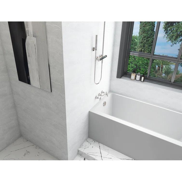 Niklaus 60'' x 30'' Alcove / Tile In Soaking Bathtub