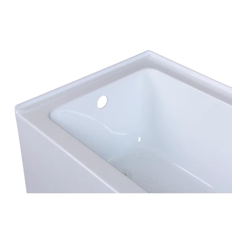 Niklaus 60'' x 30'' Alcove / Tile In Soaking Bathtub