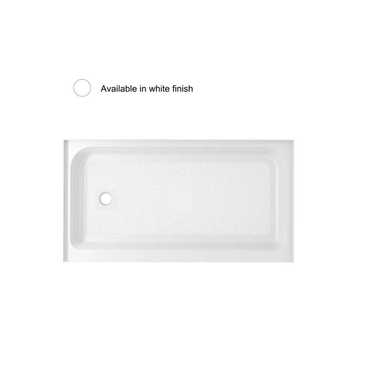 Laredo 60'' W 36'' D Rectangular Single Shower Base