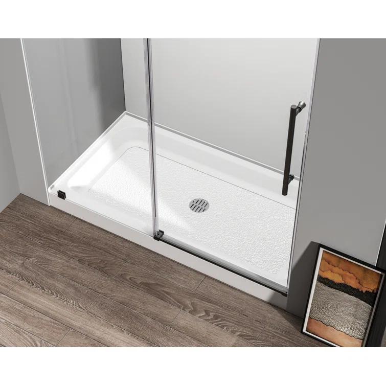 Laredo 60'' W 32'' D Rectangular Single Shower Base