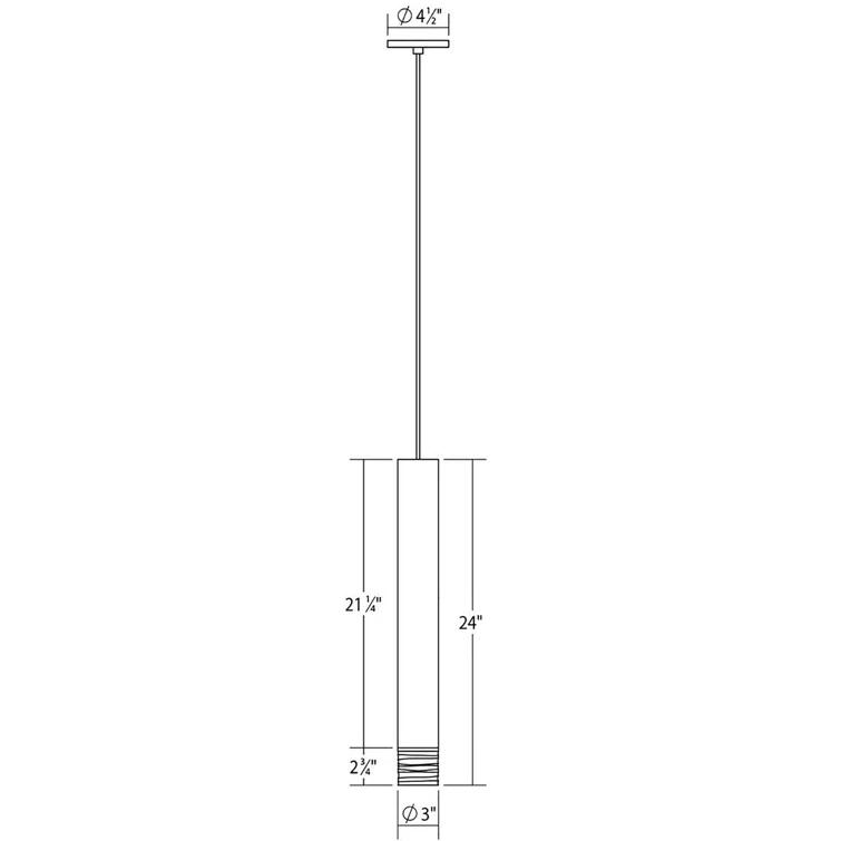 ALC 1 - Light Single Cylinder LED Pendant
