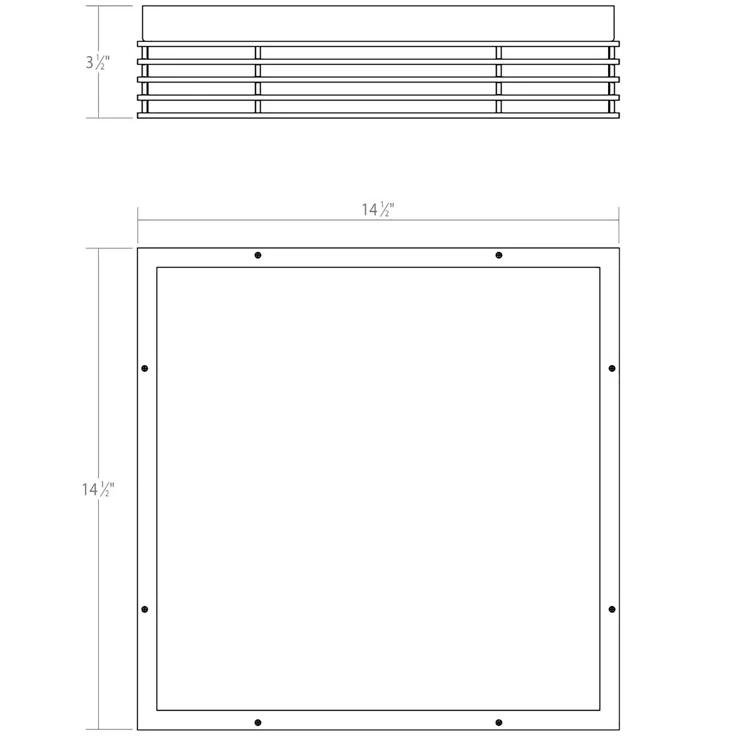 Marue Acrylic LED Flush Mount