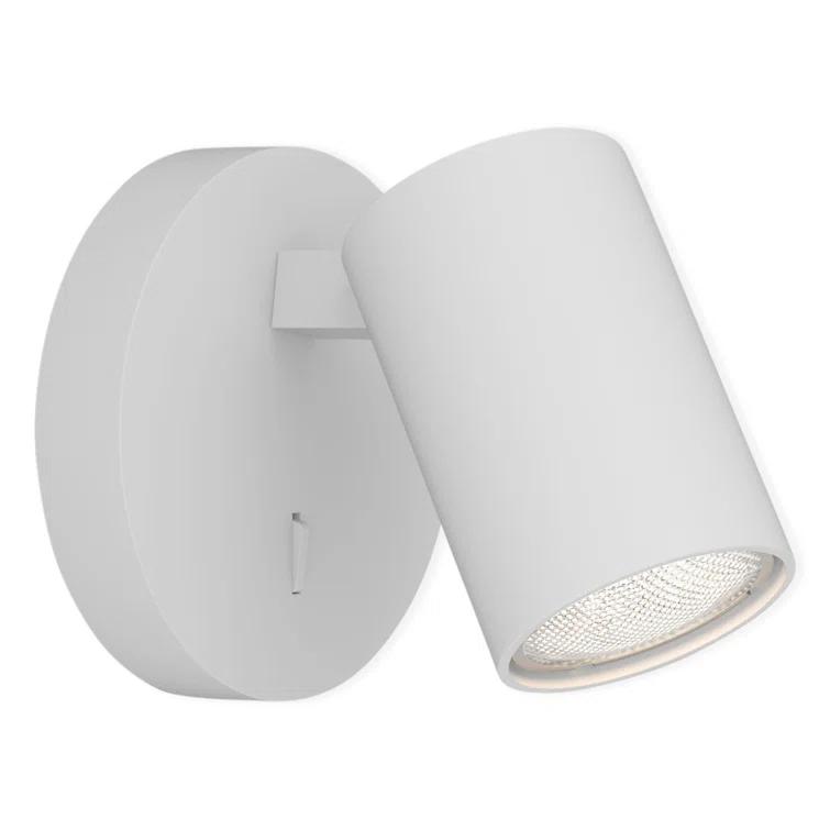 White Metal Dimmable LED Wall Sconce
