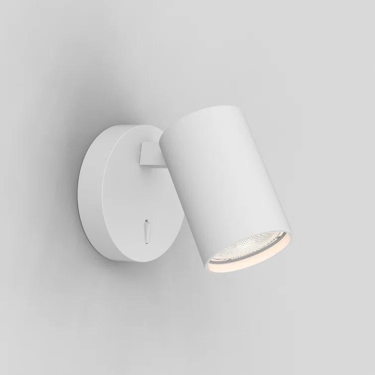 White Metal Dimmable LED Wall Sconce