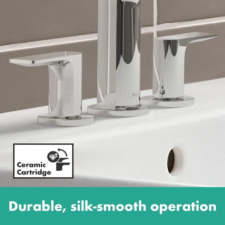 Rebris E Widespread Bathroom Faucet