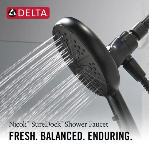 Nicoli 144749-HS Monitor 14 Series Tub and Shower with SureDock Hand Shower