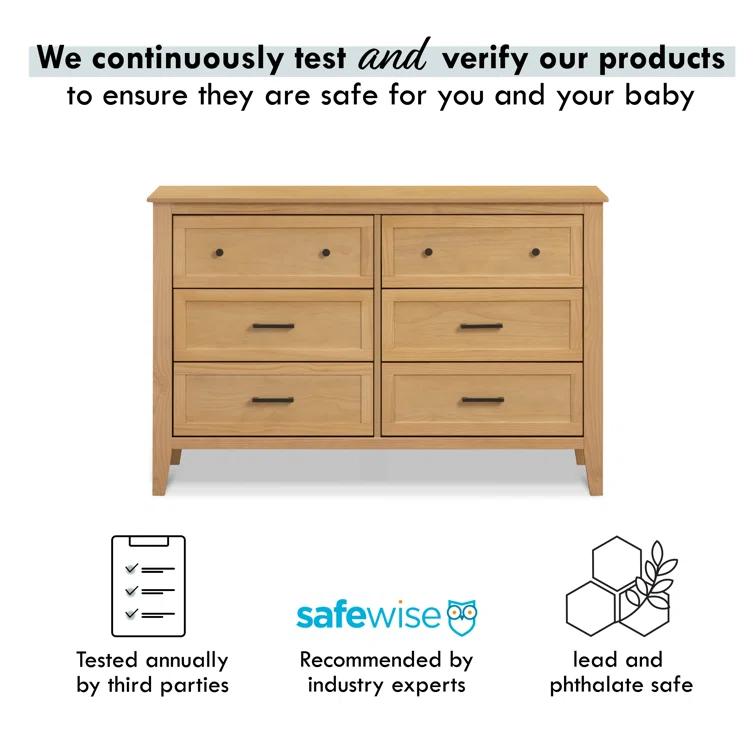 daVinci Beau 6-Drawer Double Dresser