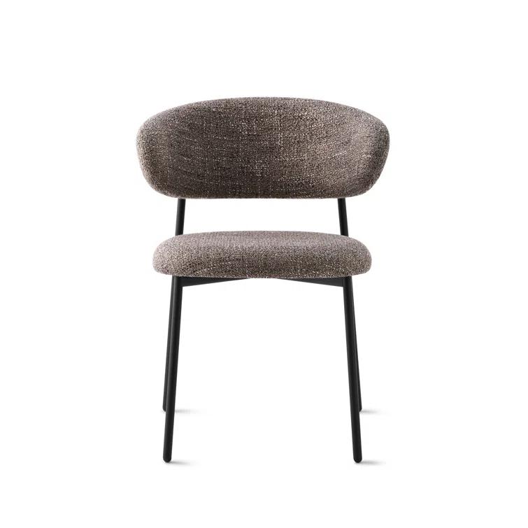 Oleandro Upholstered Chair with Metal Base