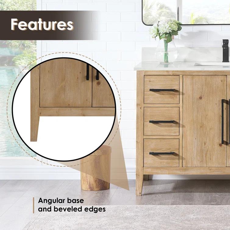 Laurel 47.2" Single Bathroom Vanity Base Only