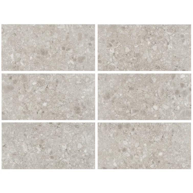 Stonehenge Rizzo LVT 12MIL 12" W x 24" L Terrazzo Look Glue Down Luxury Vinyl Tile