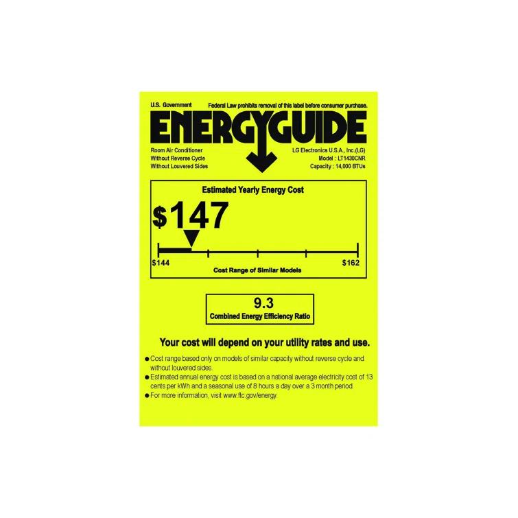 LG 14,000 BTU 230V Through-the-Wall Air Conditioner