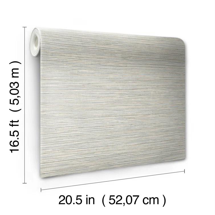 Dimensional Grasscloth Peel and Stick Wallpaper