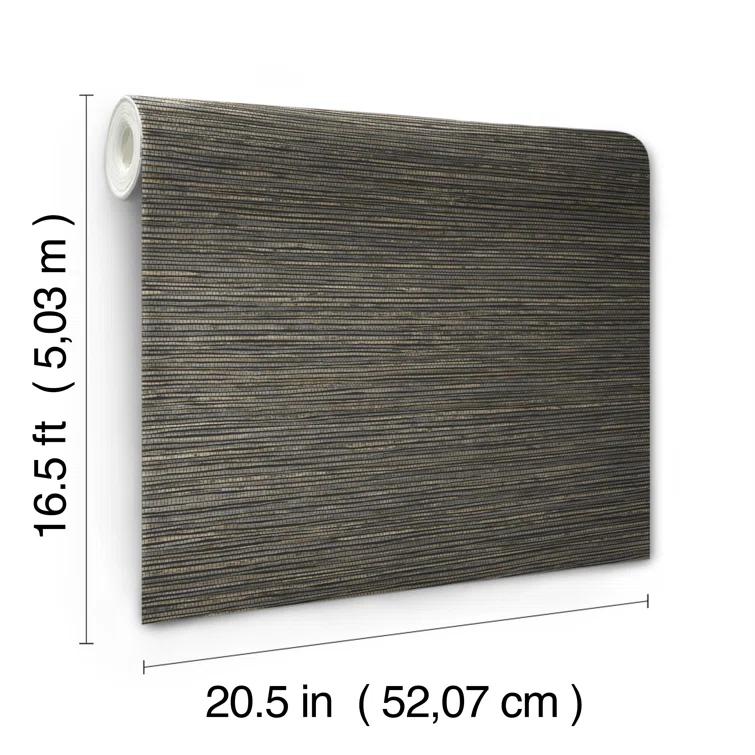 Dimensional Grasscloth Peel and Stick Wallpaper