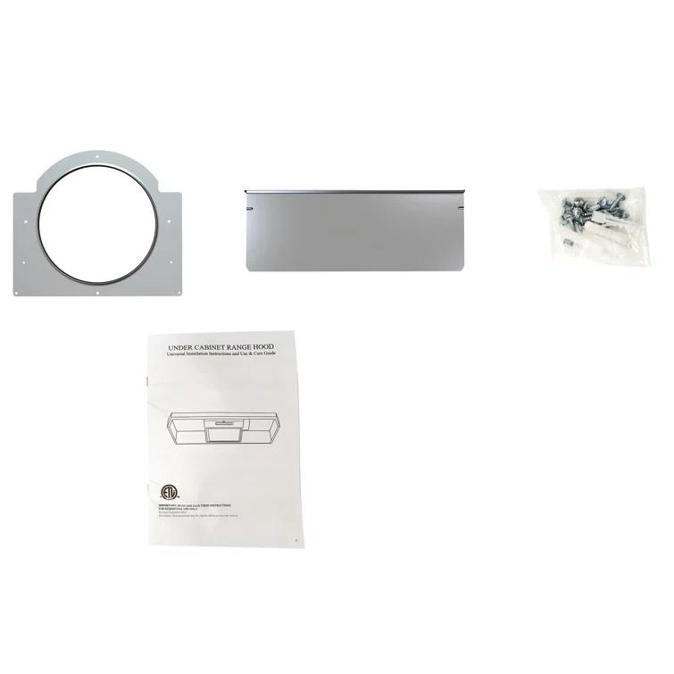 30-in Convertible Under Cabinet Range Hood 176CFM with Charcoal Filter in Stainless Steel