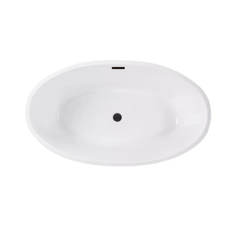 Freestanding Soaking Acrylic Bathtub