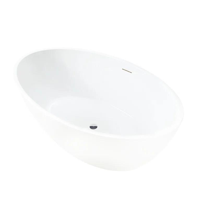 Freestanding Soaking Acrylic Bathtub