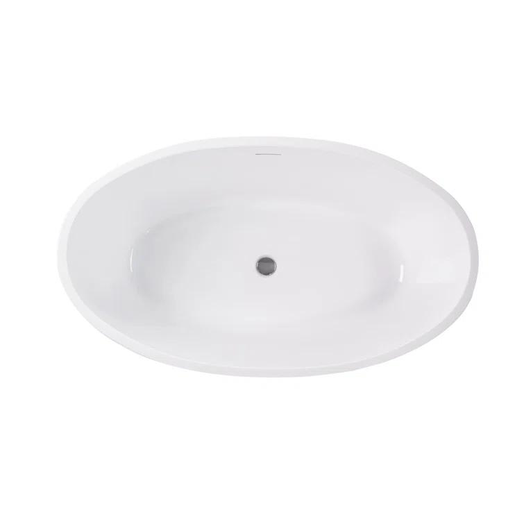 Freestanding Soaking Acrylic Bathtub