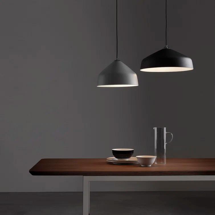 Astro Ginestra 300 Indoor Pendant (Matt Black) - Dry Rated - E26/Medium Lamp, Designed in Britain - 1361005-3 Years Guarantee