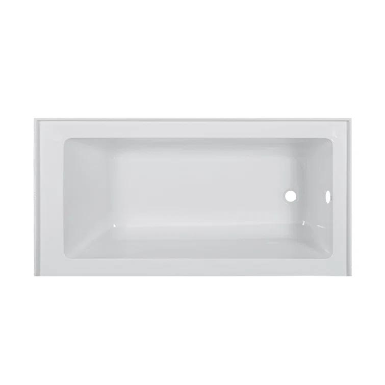 Apron Soaking Acrylic Bathtub