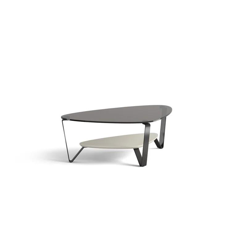 Dino Glass Top Coffee Table
