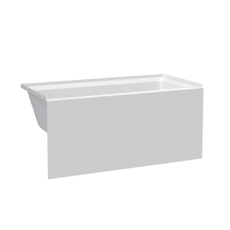 Apron Soaking Acrylic Bathtub