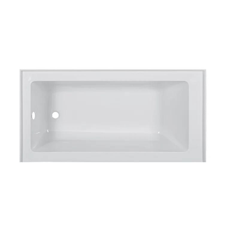 Apron Soaking Acrylic Bathtub