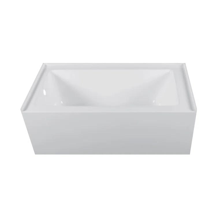 Apron Soaking Acrylic Bathtub
