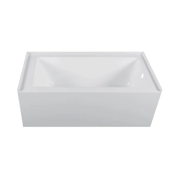 Apron Soaking Acrylic Bathtub