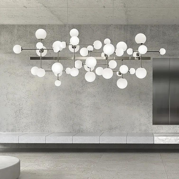 Nebula 11 - Light Dimmable LED Kitchen Island Linear Chandelier