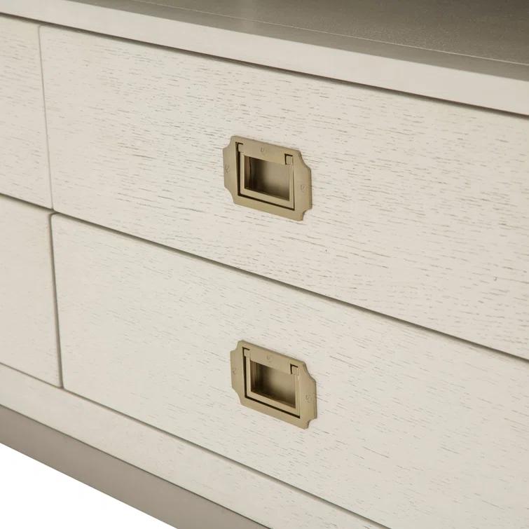 Michael Amini / Kathy Ireland Home Designs Menlo Station Solid Wood TV Stand for TVs up to 88"