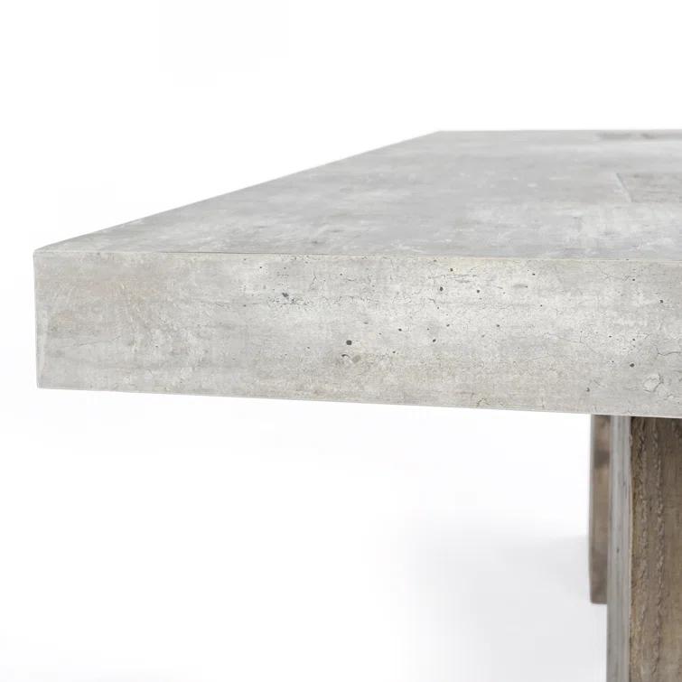 Two-Toned Reclaimed Wood Rectangle Dining Table (94")