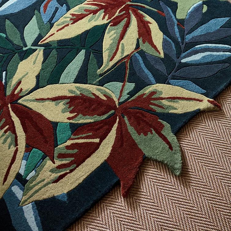 Wool Floral Rug