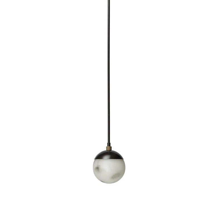 Metro 1 - Light Oil Rubbed Bronze Globe Pendant