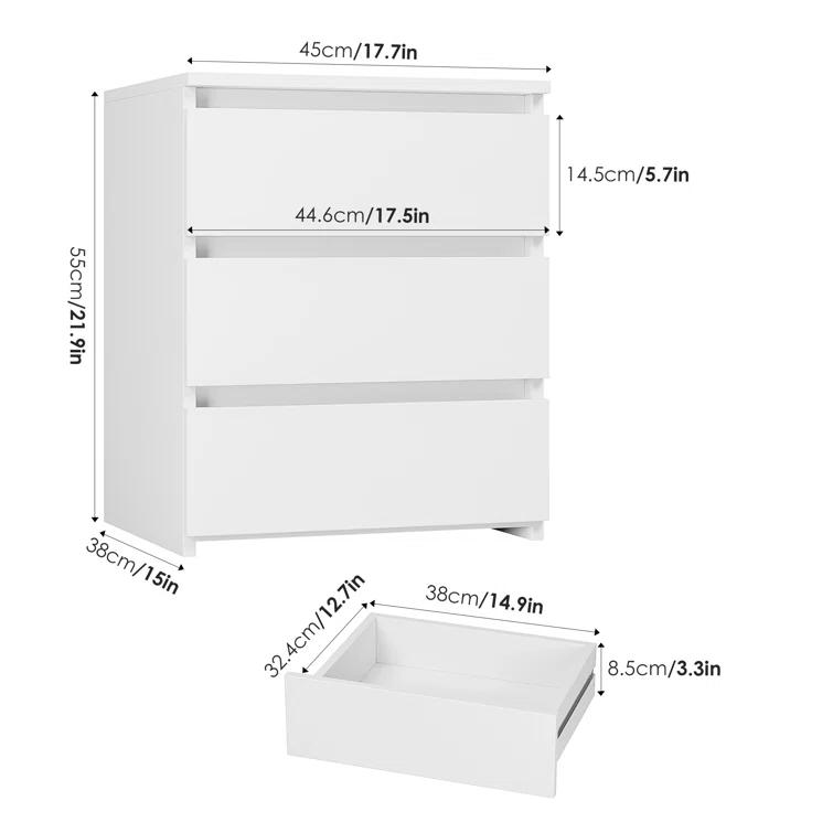 Bozidar 3 - Drawer Nightstand