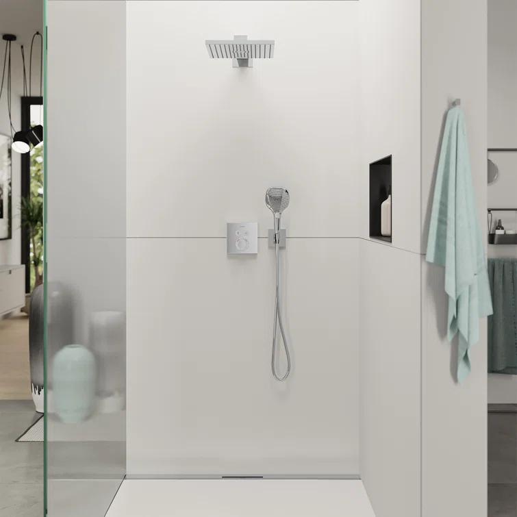 hansgrohe FixFit E Wall Outlet with Handshower Holder
