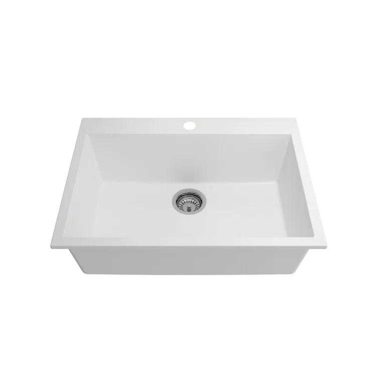 BOCCHI Campino Single Bowl Granite Kitchen Sink 1634-507-0126