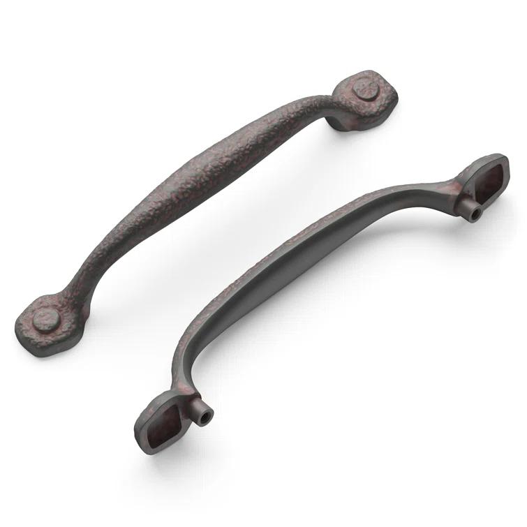 Refined Rustic Kitchen Cabinet Handles, Solid Core Drawer Pulls for Cabinet Doors