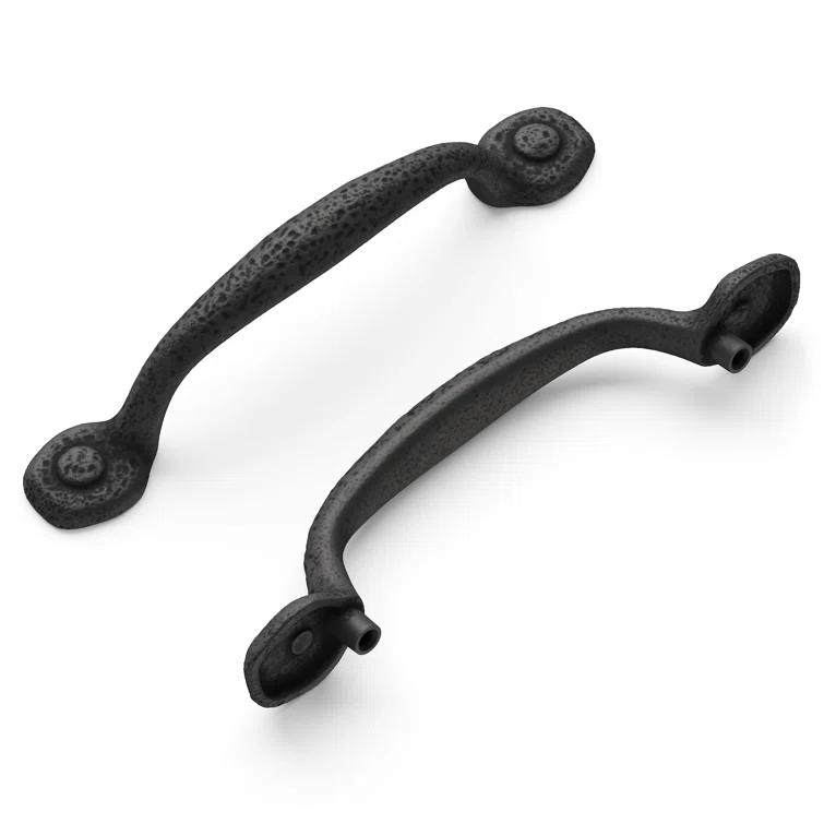 Refined Rustic Kitchen Cabinet Handles, Solid Core Drawer Pulls for Cabinet Doors