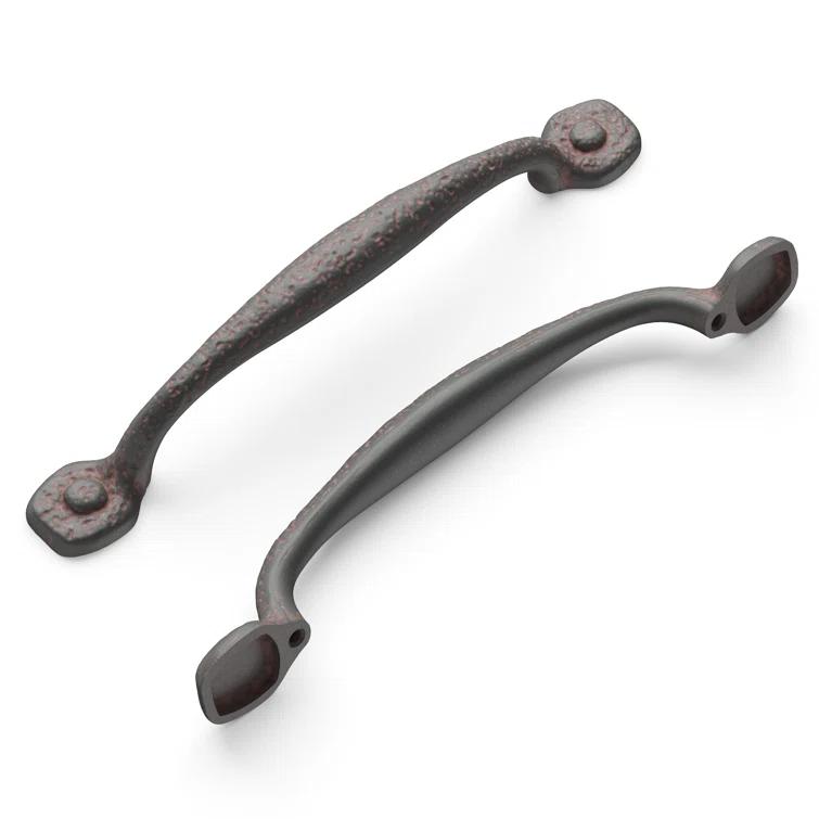 Refined Rustic Kitchen Cabinet Handles, Solid Core Drawer Pulls for Cabinet Doors