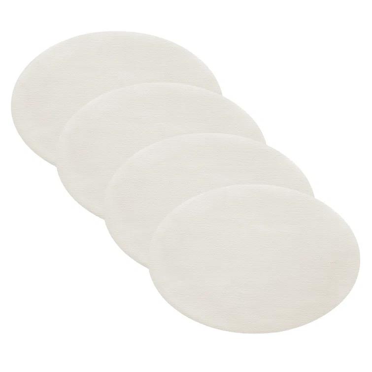 Manufacture Rock Oval Faux Leather Reversible Placemat (Set of 4)